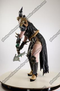Cori Cosplay Sindragosa Fight Pose With Axe 02